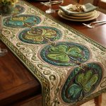 Emerald Spirit Quilted Table Runner