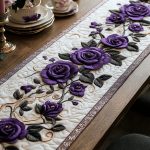 Enchanted Amethyst Quilted Table Runner