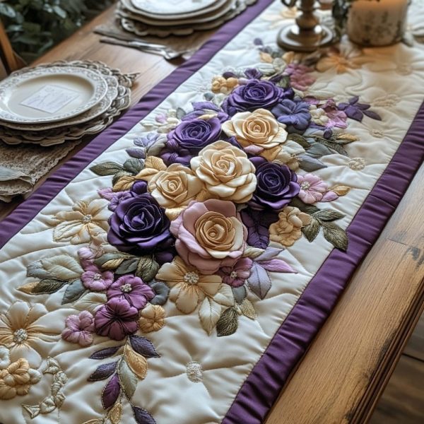 Enchanted Bouquet Quilted Table Runner