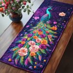 Enchanted Feathers Quilted Table Runner