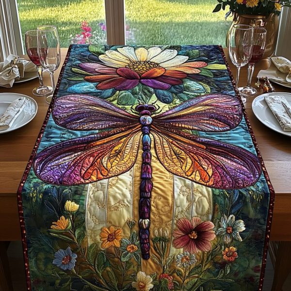 Enchanted Flight Quilted Table Runner
