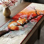 Enchanted Fox Quilted Table Runner
