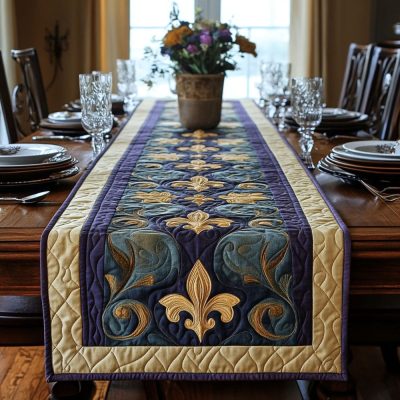 Enchanted Lily Quilted Table Runner