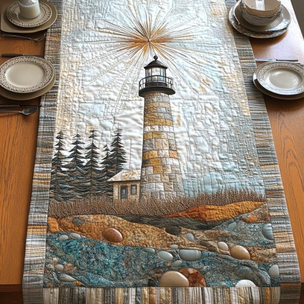 Enduring Light Quilted Table Runner