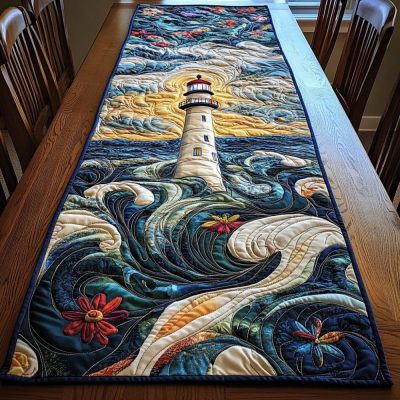 Eternal Flame Quilted Table Runner