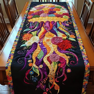 Ethereal Flow Quilted Table Runner