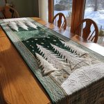 Evergreen Magic Quilted Table Runner