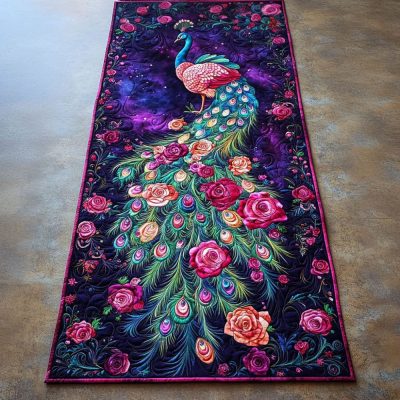 Exotic Charm Quilted Table Runner