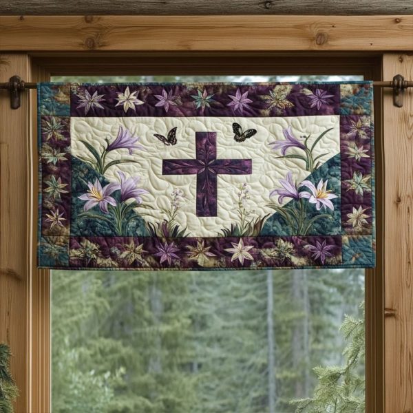 Faithful Beauty Quilted Valance