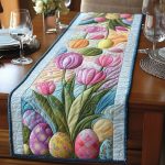 Faithful Flowers Quilted Table Runner