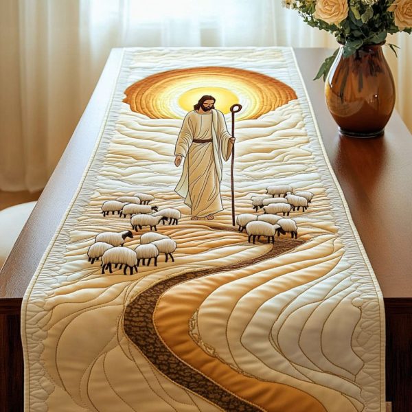 God Quilted Table Runner