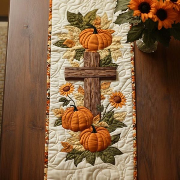 Faithful Season Quilted Table Runner