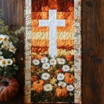 Fall Cross Light Quilted Table Runner