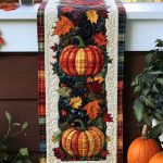Fall Flourish Quilted Table Runner