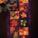 Fall Leaf Delight Quilted Table Runner