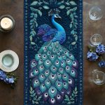 Feather Charm Quilted Table Runner