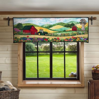 Fertile Grounds Quilted Valance