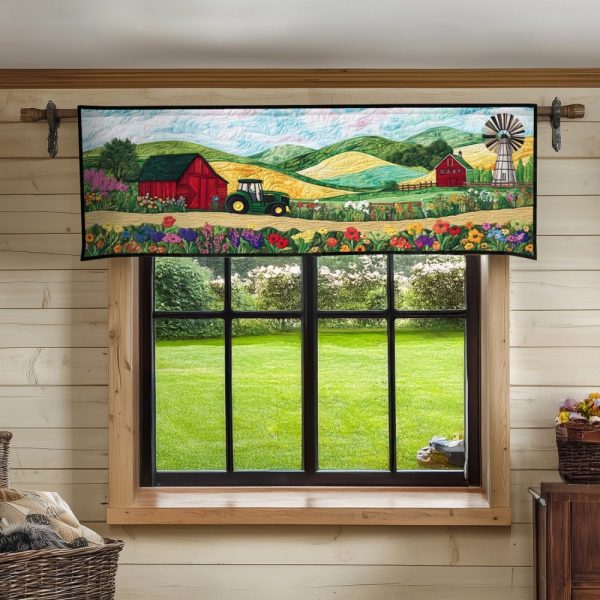 Fertile Grounds Quilted Valance