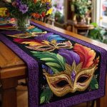 Festive Glow Quilted Table Runner