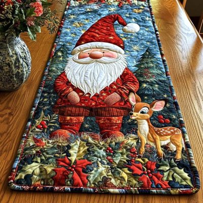 Festive Joy Quilted Table Runner