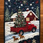 Festive Paws And Wheels Quilted Table Runner