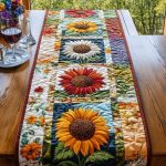 Fields Of Gold Quilted Table Runner
