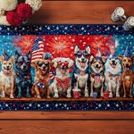 Firecracker Crew Quilted Table Runner