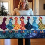 Flock Party Quilted Table Runner