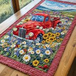 Floral Delivery Quilted Table Runner