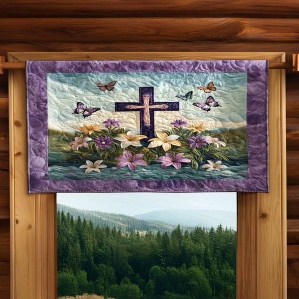 Floral Devotion Quilted Valance