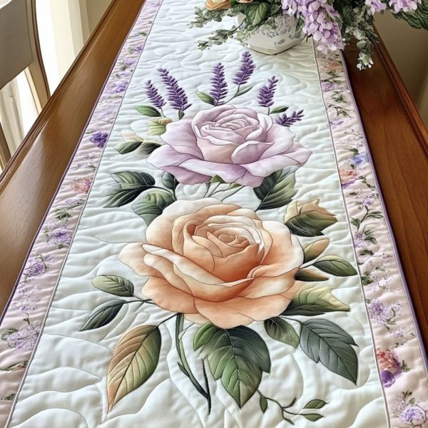 Floral Dreams Quilted Table Runner