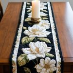 Floral Elegance Quilted Table Runner
