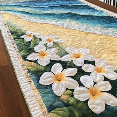Floral Escape Quilted Table Runner