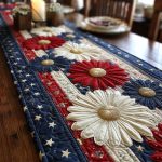 Floral Glory Quilted Table Runner