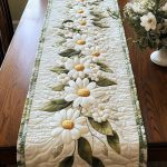 Floral Grace Quilted Table Runner