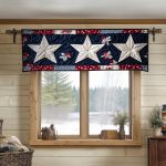 Floral Starline Quilted Valance