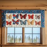 Flutter Garden Quilted Valance