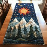 Forest Serenity Quilted Table Runner