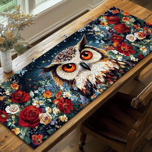 Forest Wisdom Quilted Table Runner