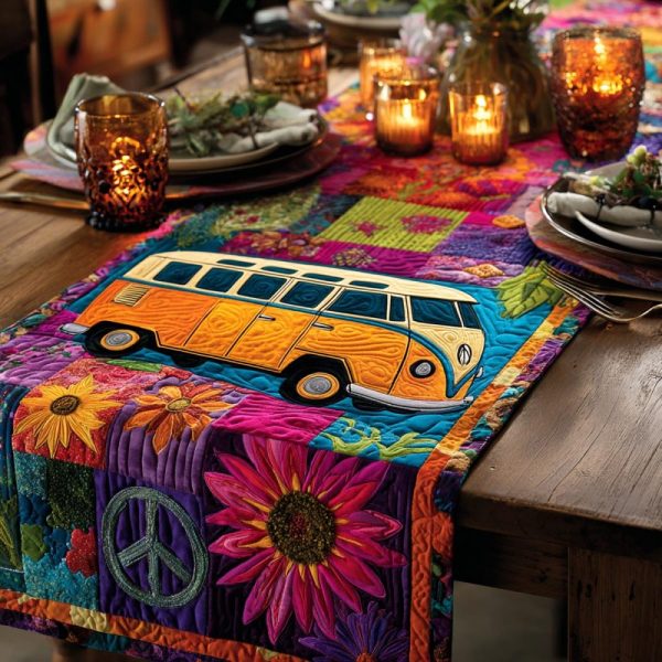 Free Spirit Quilted Table Runner