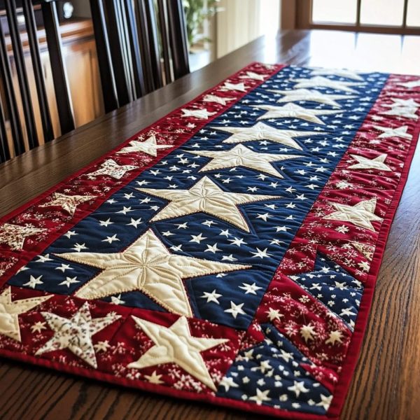 Freedom Dusk Quilted Table Runner
