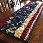 Freedom Flora Quilted Table Runner