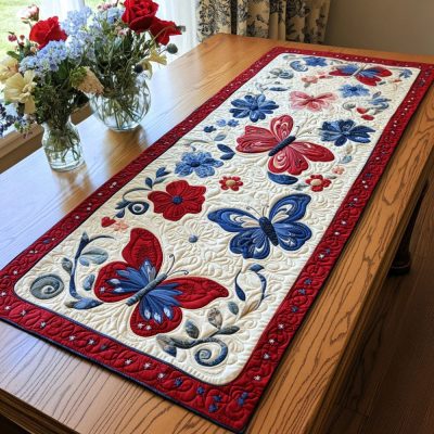 Freedom Threads Quilted Table Runner
