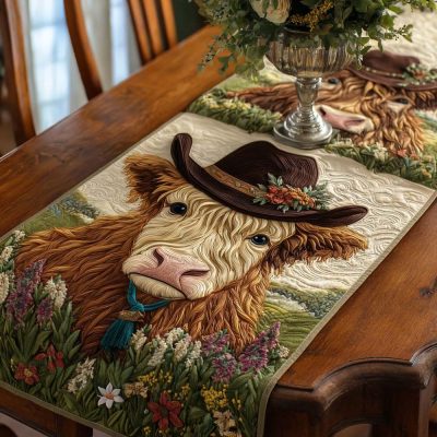 Frontier Highland Quilted Table Runner