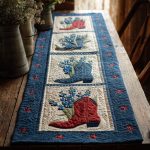 Frontier Stars Quilted Table Runner