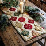 Frost Bell Quilted Table Runner