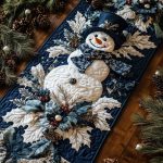 Frosted Delight Quilted Table Runner