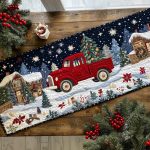 Frosted Wonderland Quilted Table Runner