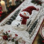Frosty Delight Quilted Table Runner