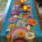 Fungi Fantasia Quilted Table Runner